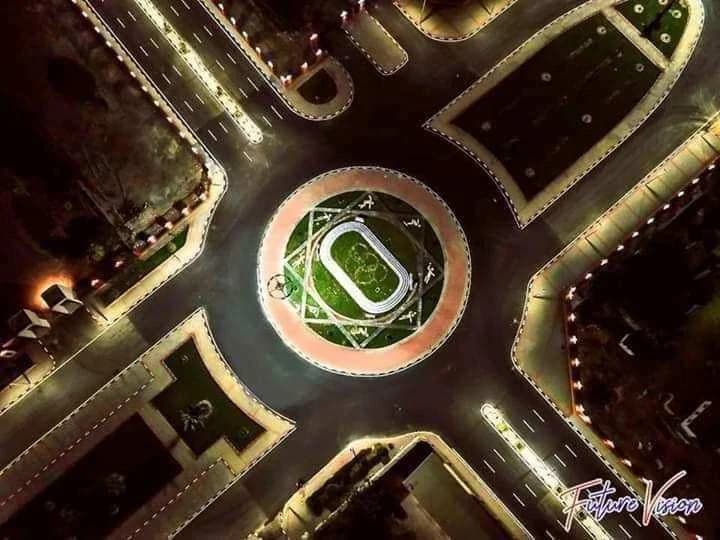 ميدان وتنسيق موقع قرب استاد القاهرة