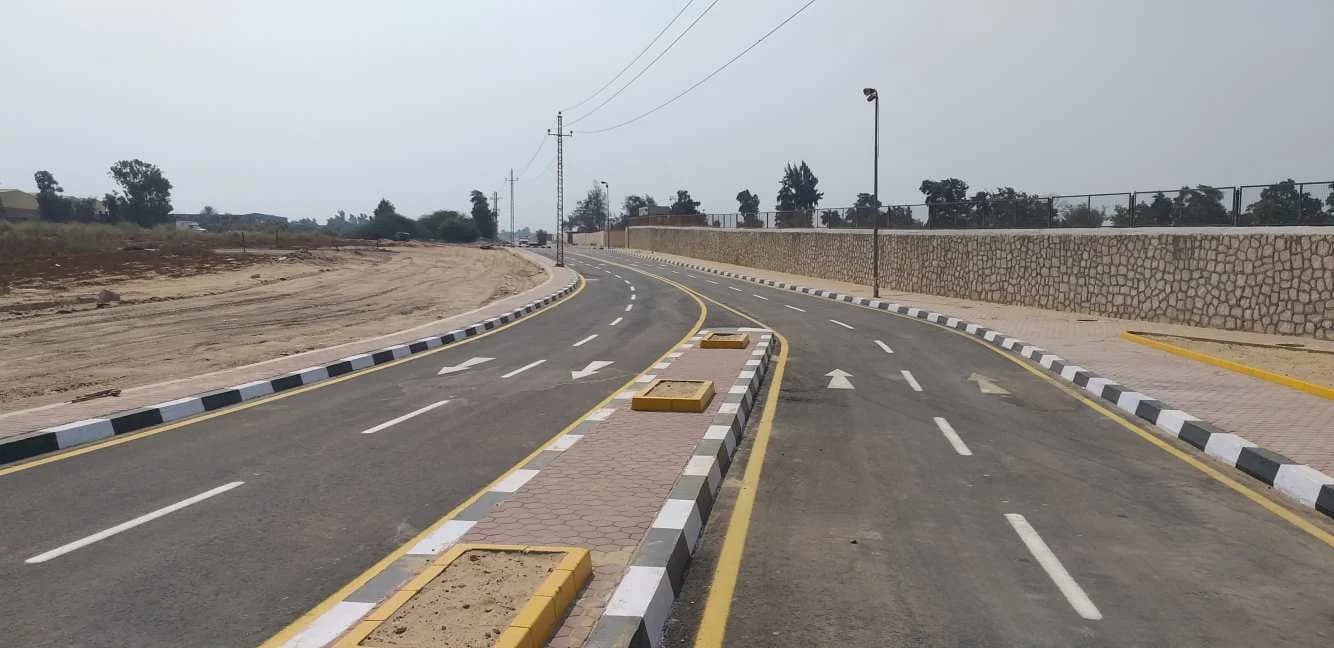 طريق داخلي مطور في أنشاص