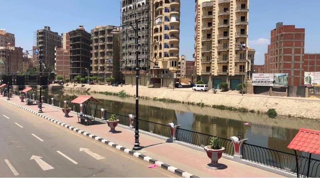تنسيق موقع ومسارات بكورنيش طنطا